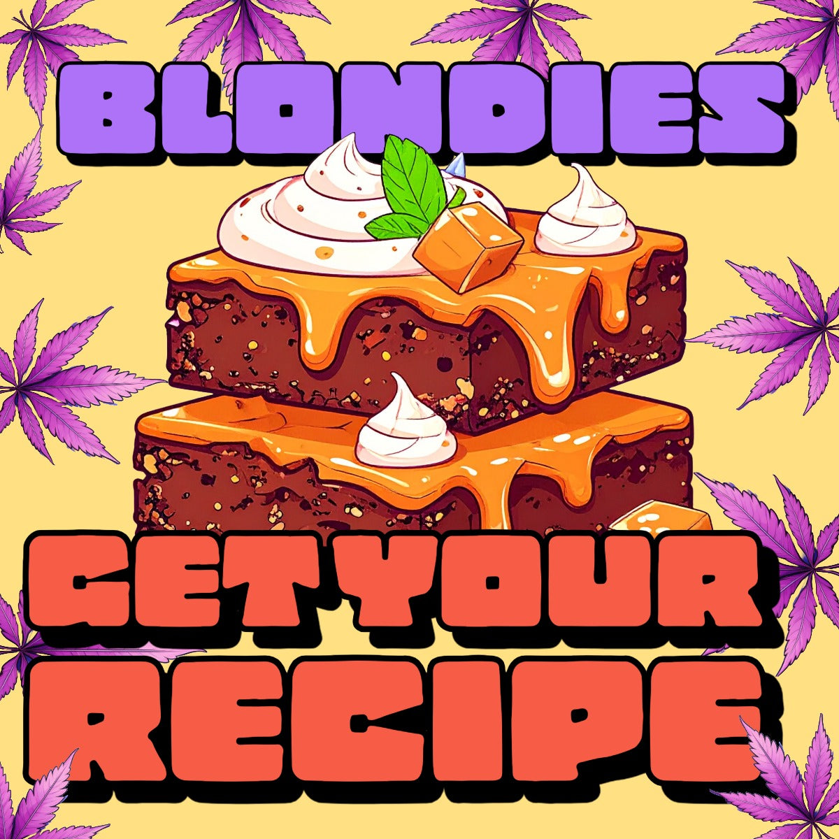 💚🍃 Blondies – Rezept PDF