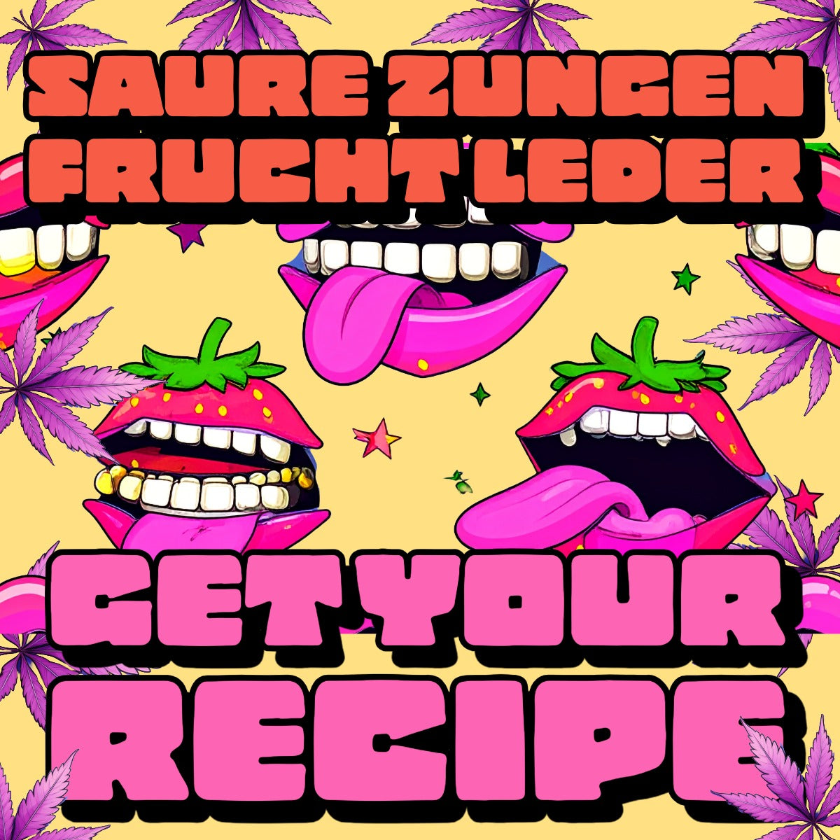 💚🍃 Saure Zungen aus Nektarinen & Erdbeeren – Rezept PDF