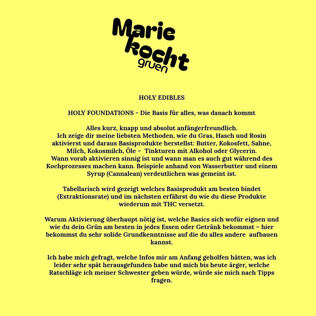 HOLY FOUNDATIONS (PDF Download) - Die Basis für alles, was danach kommt 💚🍃