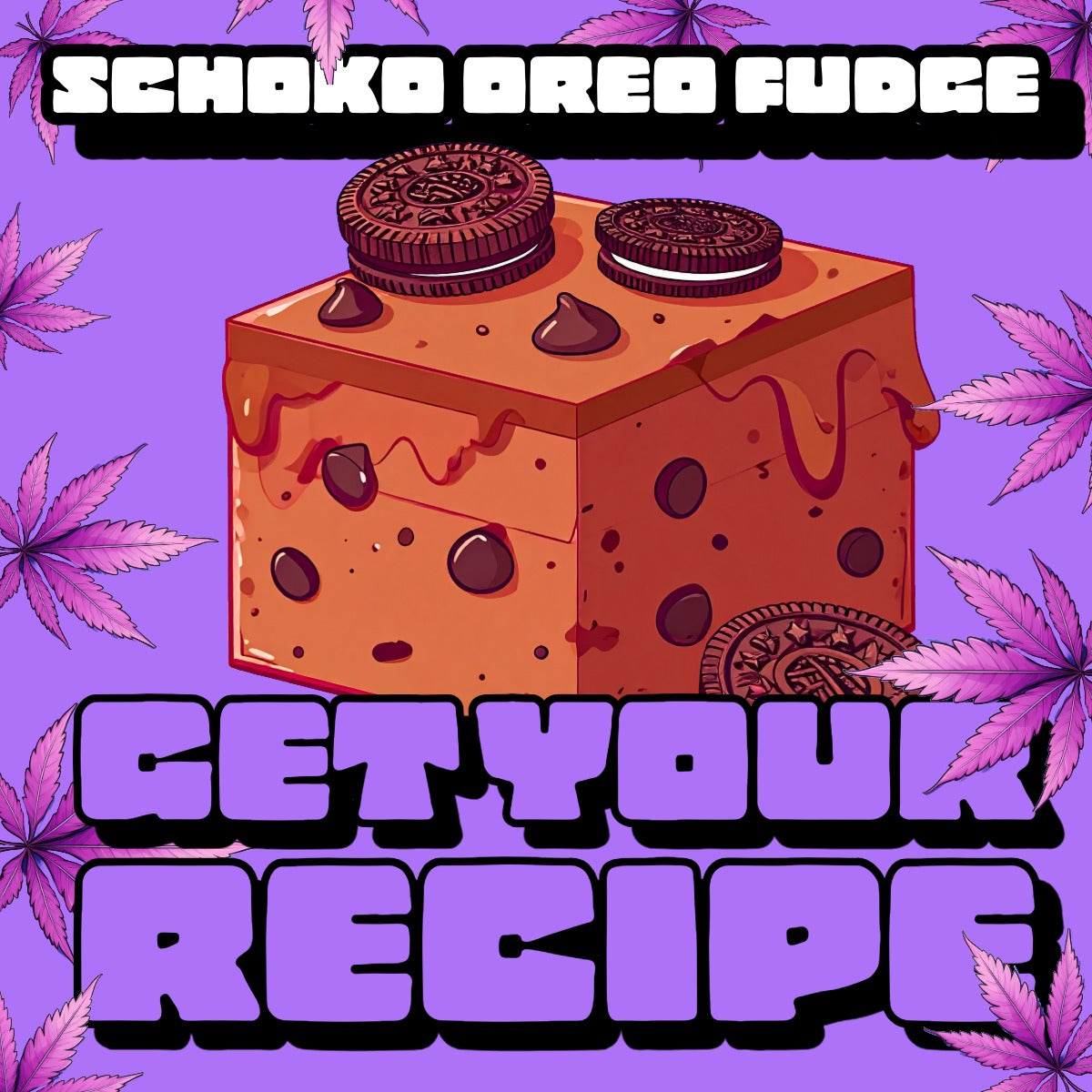 💚🍃 Schoko Fudge mit Oreo oder ähnlichem – Rezept PDF