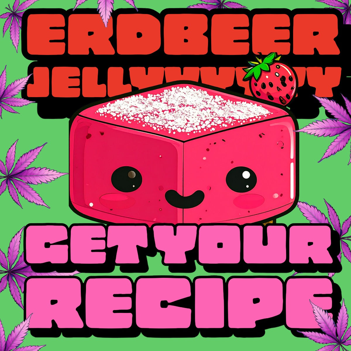 💚🍃 Vegan Erdbeer Jelly – Rezept PDF